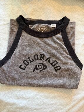 Women’s Colorado CU Boulder tank top grey and black